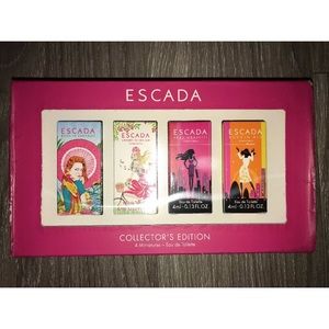 NIB Escada Collectors Edition 4 Miniature Perfumes